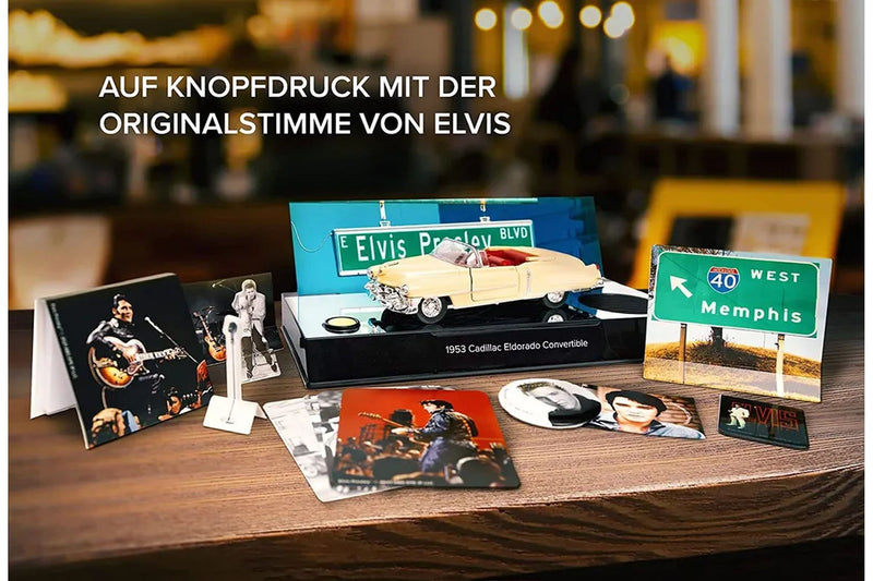 Elvis Presley Adventskalender: Cadillac Eldorado 1953 - gelb 1:37 Franzis