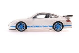 PORSCHE 911 GT3 RS 2002 - White W/blue Stripes 1:18