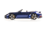 PORSCHE 911 (992) TURBO S CABRIOLET 2020 - Blue Metallic 1:18