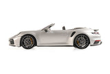 PORSCHE 911 (992) TURBO S CABRIOLET 2020 - Silver 1:18
