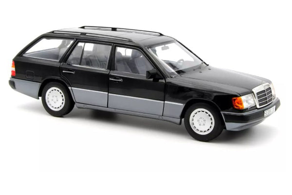 Mercedes 300 D (S124) T-Modell 1990 - blue black met. 1:18