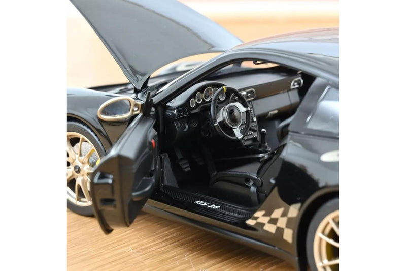 Porsche 911 (997) GT3 RS 2009 - Black & white gold metallic 1:18