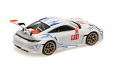 PORSCHE 911 (992) GT3RS 2023 - White W/orange Decor 1:43