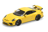 PORSCHE 911 GT3 2017 - Yellow - Sport Auto 1:43
