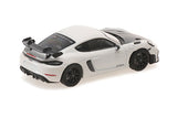 PORSCHE CAYMAN GT4 RS 2021 - White W/ Black Wheels 1:43