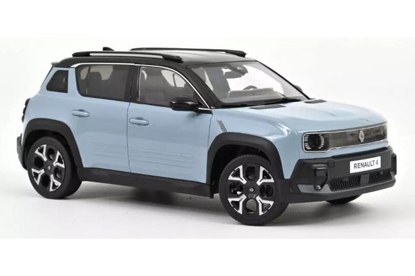Renault 4 E-Tech Electric 2025 - Cloud Blue 1:18
