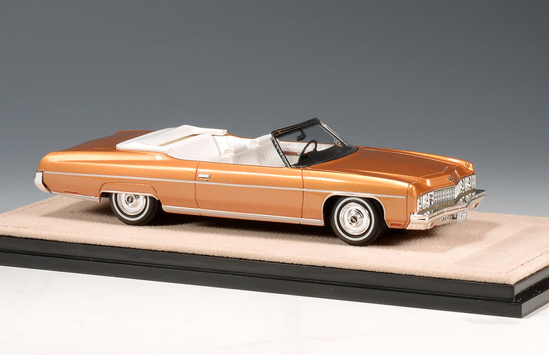 1973 Chevrolet Caprice Convertible (open roof) - Medium Orange Metallic 1:43