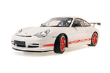 PORSCHE 911 GT3 RS 2002 - White W/red Stripes 1:18