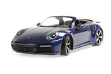 PORSCHE 911 (992) TURBO S CABRIOLET 2020 - Blue Metallic 1:18