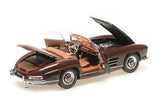 MERCEDES 300 SL ROADSTER (W198) 1957 - DARK RED 1:18