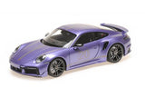 Porsche 911 (992) Turbo S coupé sport design 2021 – viola 1:18