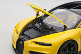 Bugatti Chiron - Jaune Molsheim/Nocturne Black 1:18