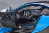 Bugatti Chiron Sport 2019 - french racing blue/carbon 1:18