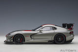 Dodge Viper ACR 2017 - billet silver metallic/black 1:18