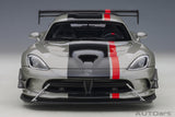 Dodge Viper ACR 2017 - billet silver metallic/black 1:18