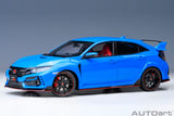 Honda Civic Type R (FK8) 2021 - racing blue pearl 1:18