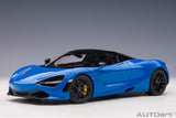 McLaren 720S (2017) - paris blue/metallic blue 1:18