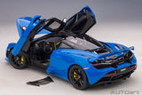 McLaren 720S (2017) - paris blue/metallic blue 1:18