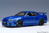 Nissan Skyline GT-R (R34) NISMO Z-Tune 2005 - bayside blue 1:18
