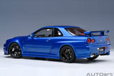 Nissan Skyline GT-R (R34) NISMO Z-Tune 2005 - bayside blue 1:18