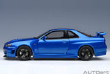 Nissan Skyline GT-R (R34) NISMO Z-Tune 2005 - bayside blue 1:18