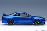 Nissan Skyline GT-R (R34) NISMO Z-Tune 2005 - bayside blue 1:18
