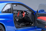 Nissan Skyline GT-R (R34) NISMO Z-Tune 2005 - bayside blue 1:18