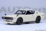 Nissan Skyline 2000 GT-R 1973 (KPGC110) Tuned Version - white 1:18