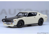 Nissan Skyline 2000 GT-R SPEZ (KPGC110) Tuned Version - white 1:18