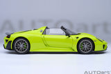 Porsche 918 Spyder 2013 - green Weissach Package 1:18