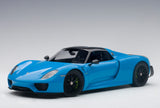 Porsche 918 Spyder 2013 - riviera blue 1:18