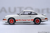 Porsche 911 Carrera 2.7 RS - Grand Prix white/red stripes 1:18