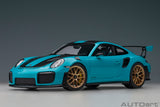 Porsche 911 (991.2) GT2RS 2017 Weissach Package - miami blue 1:18