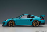 Porsche 911 (991.2) GT2RS 2017 Weissach Package - miami blue 1:18