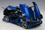 Pagani Huayra BC 2016 - blue carbon/carbon 1:18