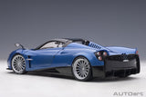 Pagani Huayra Roadster 2017 - blu tricolore carbon fiber 1:18