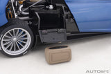 Pagani Huayra Roadster 2017 - blu tricolore carbon fiber 1:18