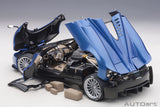 Pagani Huayra Roadster 2017 - blu tricolore carbon fiber 1:18