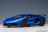 Lamborghini Aventador SVJ 2019 - blu Nethuns/metallic blue 1:18