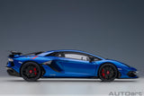 Lamborghini Aventador SVJ 2019 - blu Nethuns/metallic blue 1:18