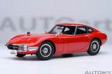 Toyota 2000GT 1967 - red 1:18