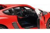 PORSCHE CAYMAN GT4 RS 2024 - RED W/ Weissach Package 1:18