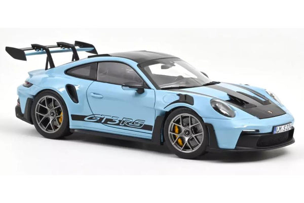 Porsche 911 (992) GT3 RS w/Weissach Pack 2022 - Light blue  1:18