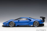 Ford GT LM Plain Body Version 2018 - blue 1:18