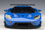 Ford GT LM Plain Body Version 2018 - blue 1:18