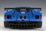 Ford GT LM Plain Body Version 2018 - blue 1:18