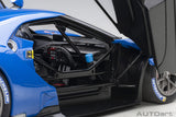 Ford GT LM Plain Body Version 2018 - blue 1:18