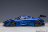 McLaren 720S GT3 2019 - azure blue 1:18