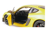 PORSCHE CAYMAN GT4 RS 2024 - Yellow W/ Weissach Package 1:18