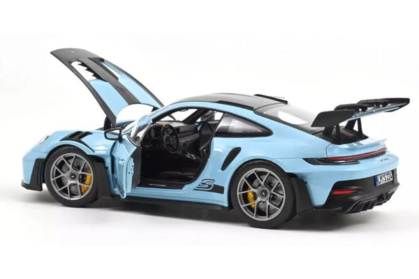 Porsche 911 (992) GT3 RS w/Weissach Pack 2022 - Light blue  1:18